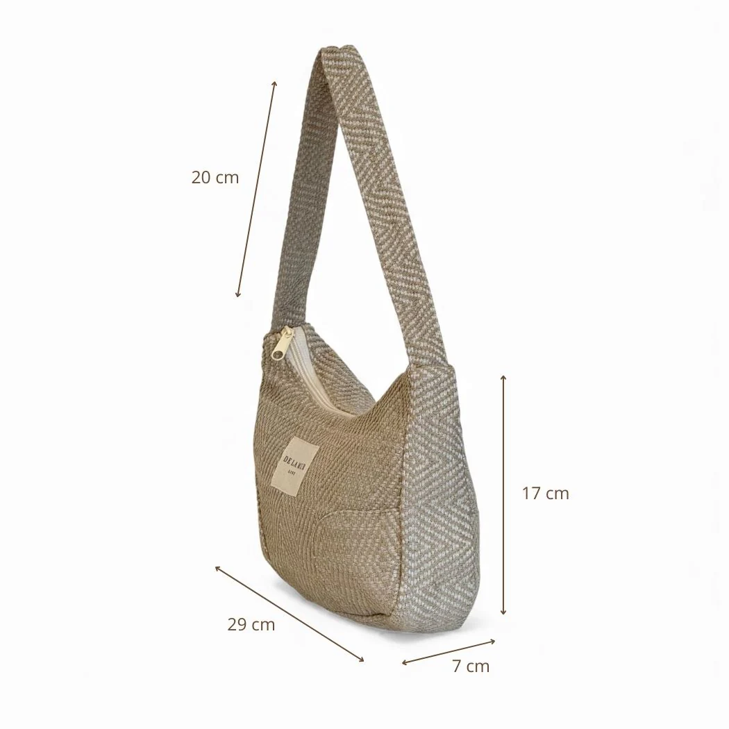 Geantă Mică Sand Jacquard Bej | Origin and Natural [3]