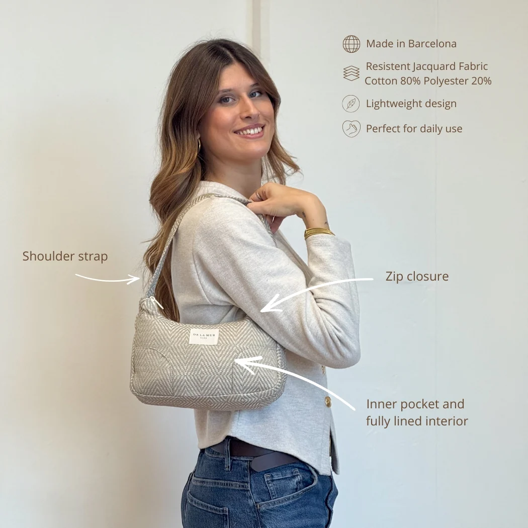 Geantă Mică Sand Jacquard Bej | Origin and Natural [2]