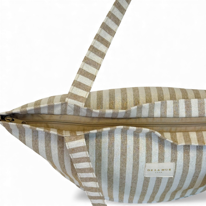 Tote Bag cu dungi aurii [4]