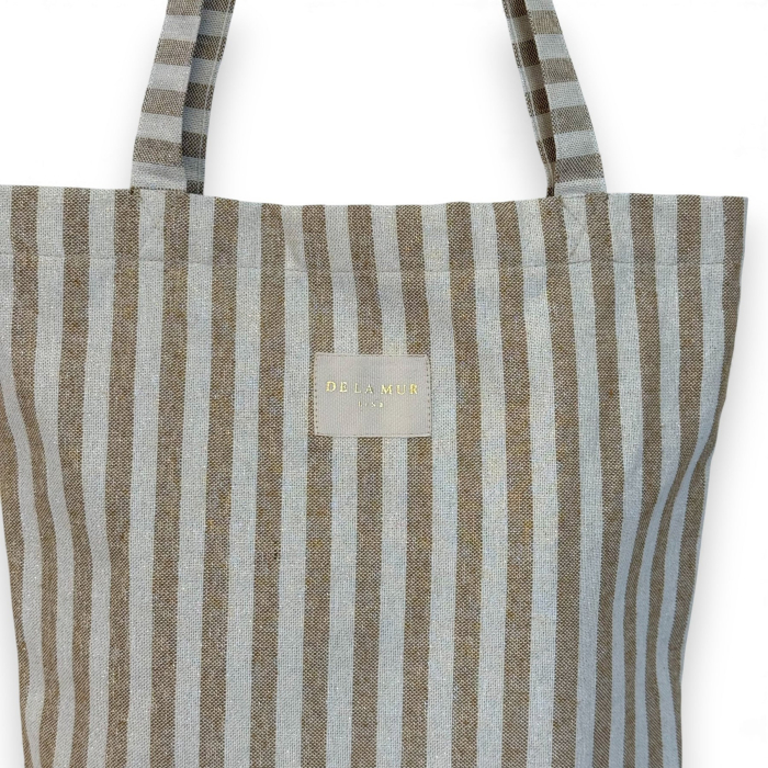 Tote Bag cu dungi aurii [6]