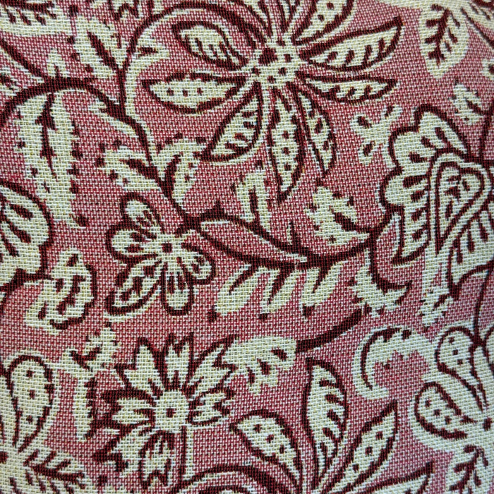 Tote  Bag Floral Ecru & Roz [7]