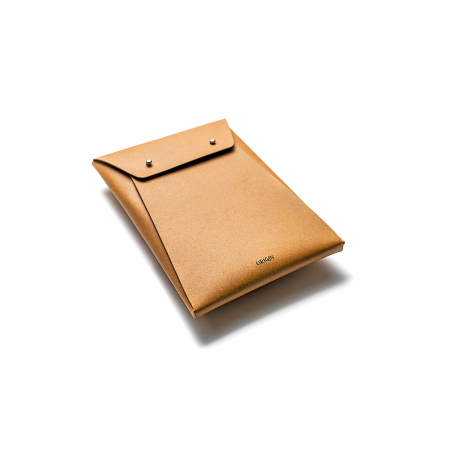 Accesorii OFFICE - Husa plic iPad 9"-10" din piele naturala reciclata, maro nature