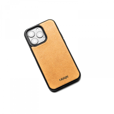 Husa iPhone 13 Pro din piele naturala reciclata, maro nature [1]