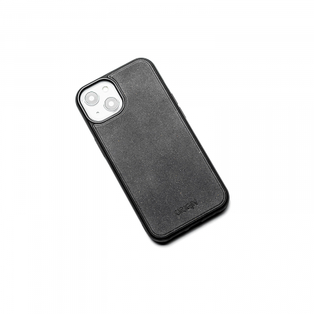 Husa iPhone 13 din piele naturala reciclata, negru [1]