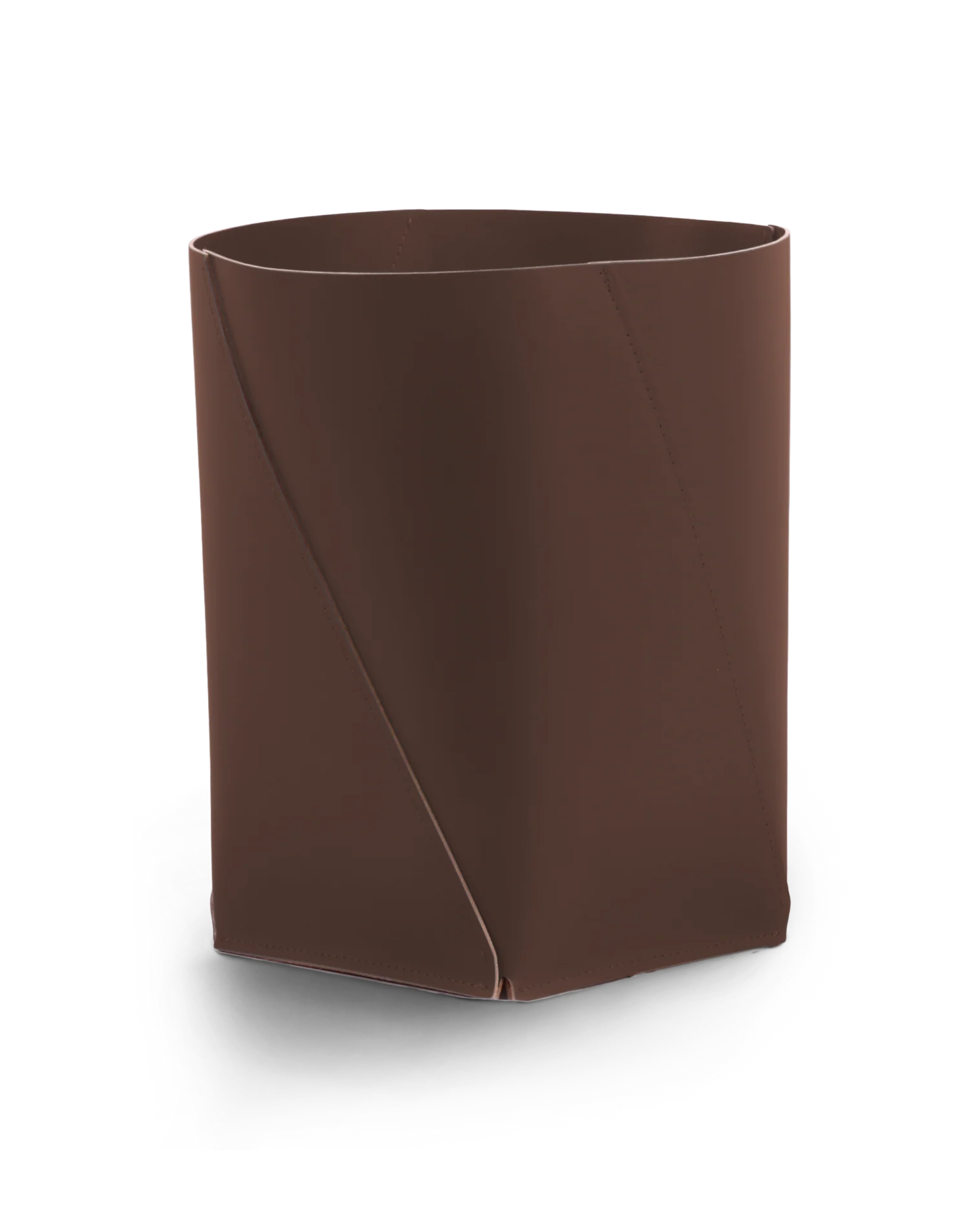 Cadouri Business - Cos de gunoi XL din piele reciclata Vacavaliente – design premium birou