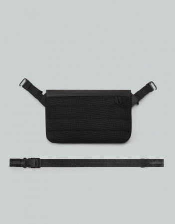 Geanta crossbody , textil, negru [5]