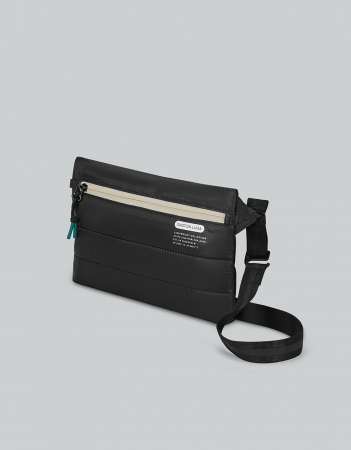 Crossbody - Geanta crossbody , textil, negru