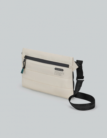 Crossbody - Geanta crossbody , textil, alb
