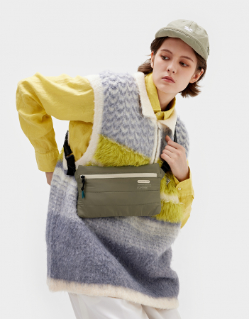 Geanta crossbody , textil, kaki [1]