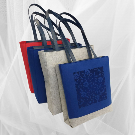 Tote Bags - Genti Tote din Fetru Colorat Eco-Friendly