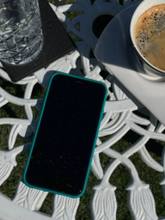 Husa biodegradabila iPhone 11, turcoaz [7]