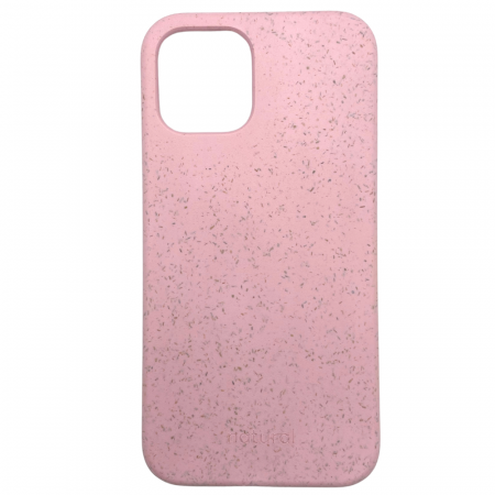 Husa biodegradabila iPhone 12/12PRO, roz pudra [1]