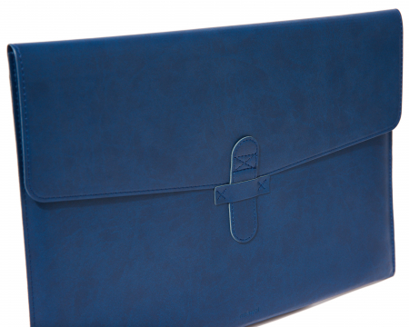 Husa plic Macbook 13'' din PU Biogreen, albastru [3]