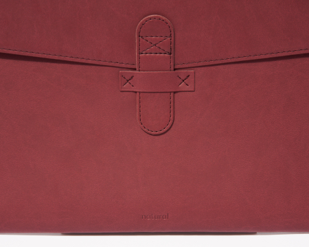 Husa plic Macbook 13'' din PU Biogreen, magenta [1]