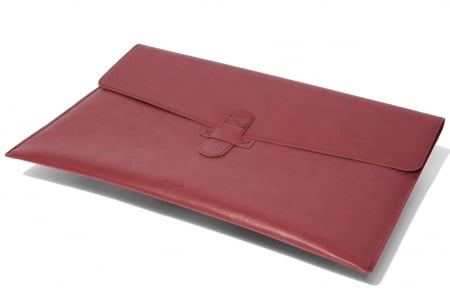 Huse MacBook si iPad din Piele - Husa plic Macbook 13'' din PU Biogreen, magenta
