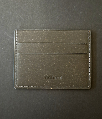Port card negru din piele reciclata – profesional și eco [3]