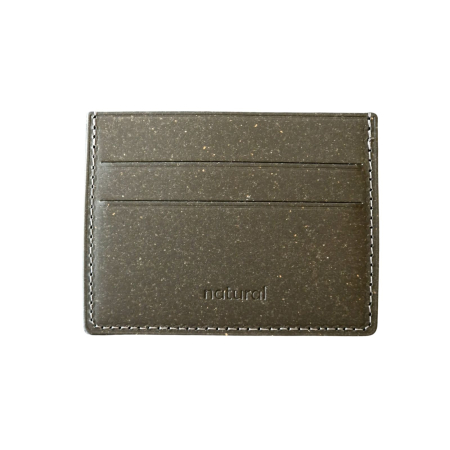 All Boutique - Port card negru din piele reciclata – profesional și eco