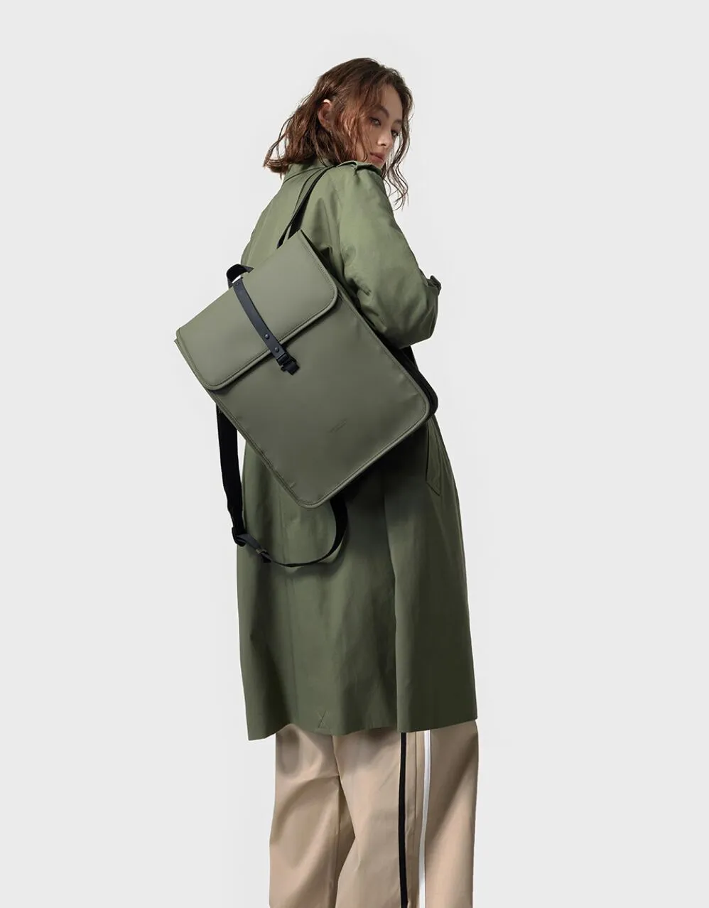 Rucsac impermeabil 13" verde [1]