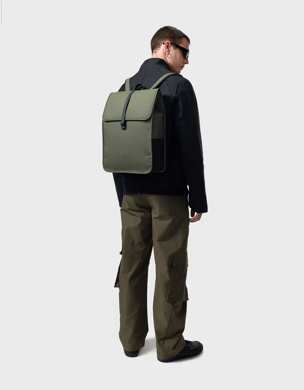Rucsac impermeabil 16" verde [3]