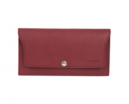 Set elegant magenta - agenda cu husa , toc pentru pix, portofel asortat din PU Biogreen si pix [6]