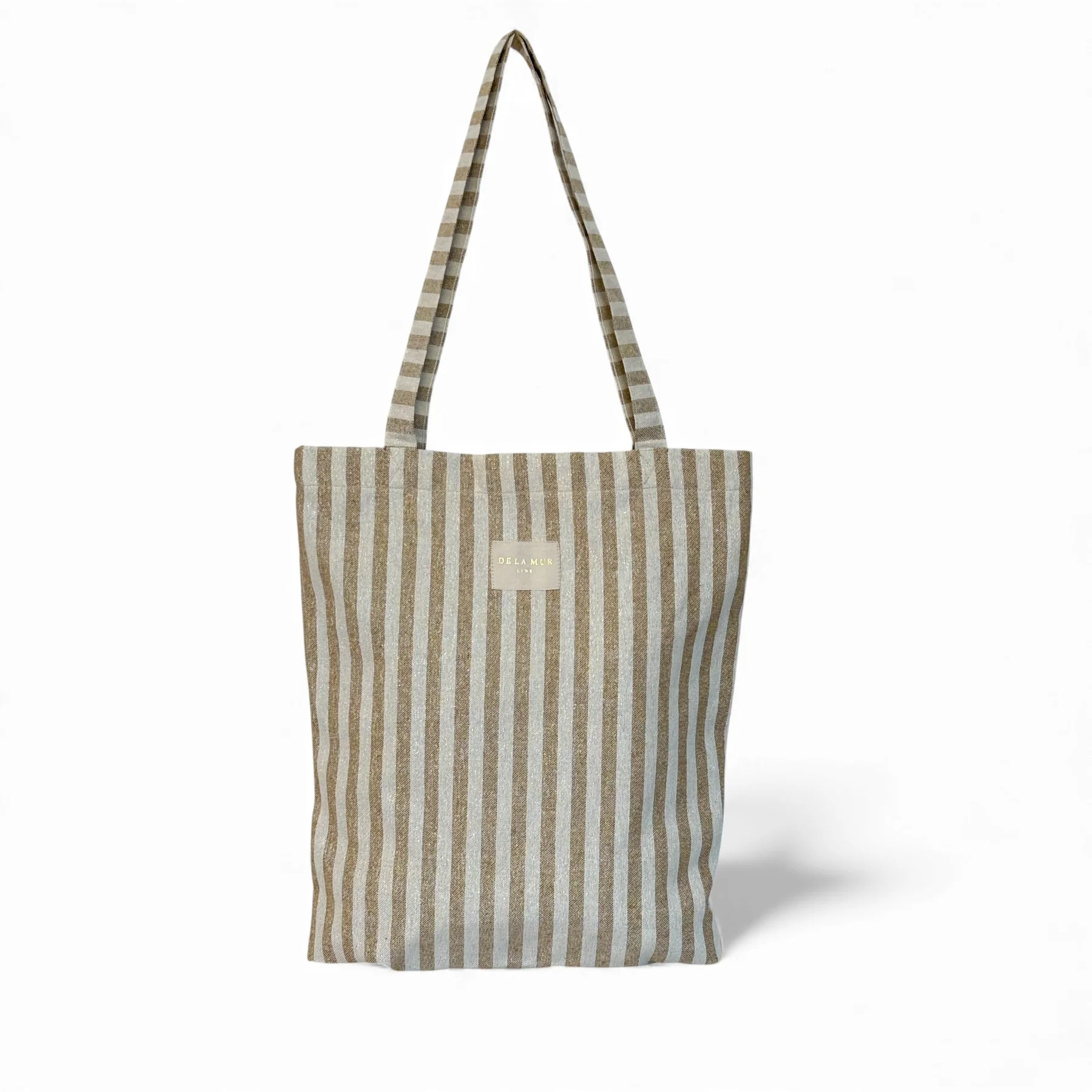 De La Mur - Tote Bag cu dungi aurii