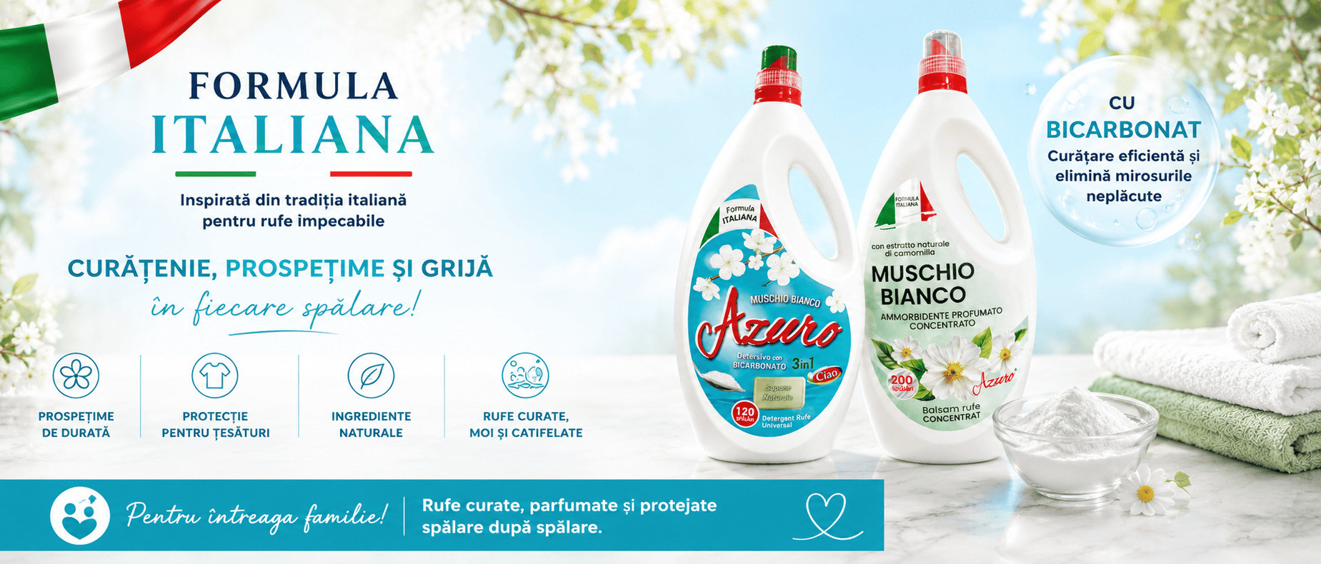 Detergent si Balsam Azuro