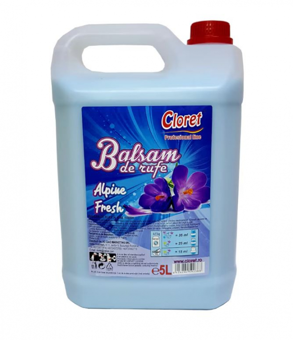 Cloret Balsam Rufe lichid concentrat 5 L Dolce Primavera / Alpin Fresh / Fresh Forest [1]