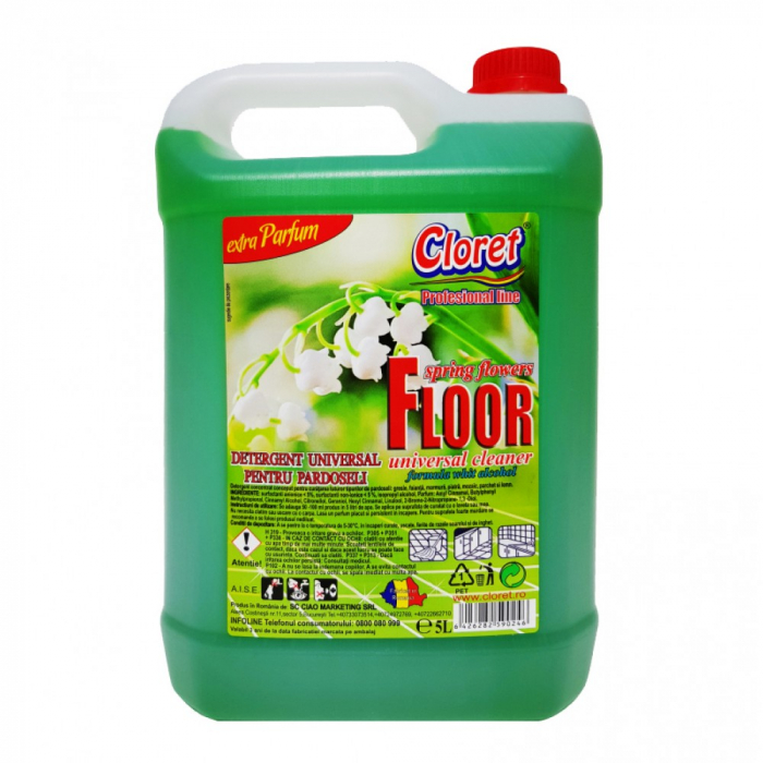 Cloret Detergent pardoseli Lacramioare 5 L [1]