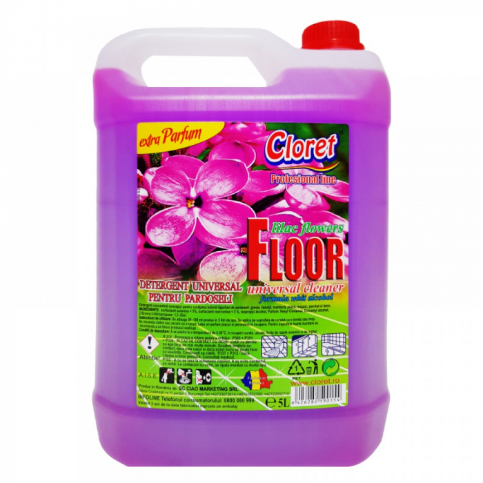 Cloret Detergent pardoseli Liliac 5 L [1]