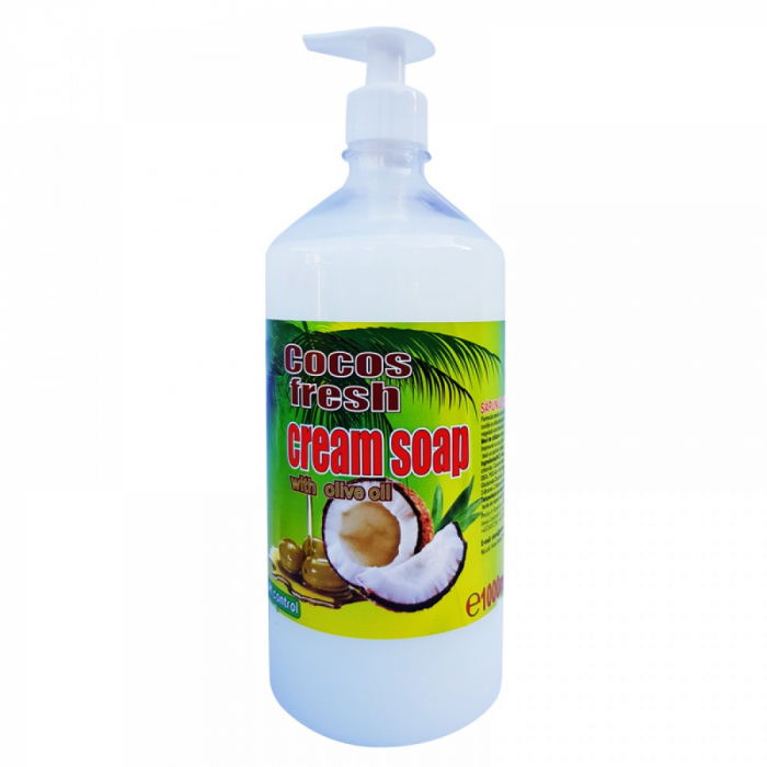 Cloret Sapun lichid cu extra glicerina, Cocos, 1 L cu pompita [1]