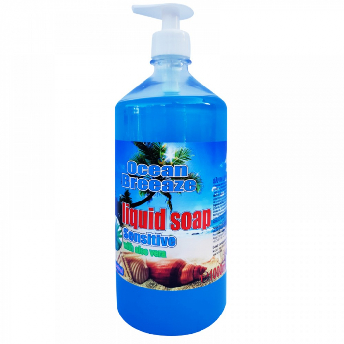 Cloret Sapun lichid cu extra glicerina, Ocean Breeaze, 1 L cu pompita [1]