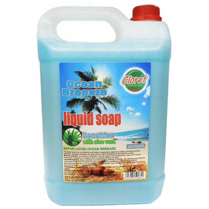 Cloret Sapun lichid cu extra glicerina, Ocean Breeaze, 5 L [1]