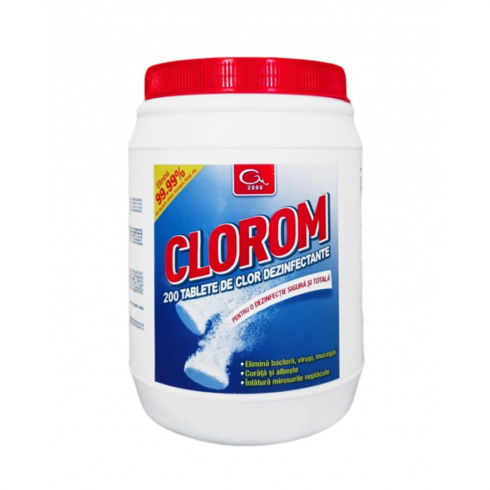 Dezinfectant Clorigen, Tablete Efervescente, Cloramina, Clorom 200 buc/cutie [1]