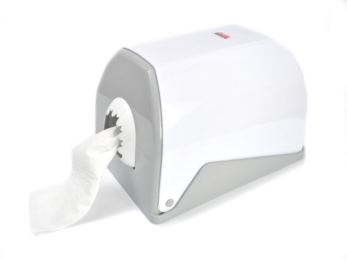 Dispenser rola prosoape de hartie ABS alb Expertto [2]