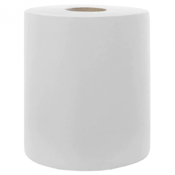 Rola Prosop hartie 50 m, 2 straturi, 227 foi, 100% Celuloza, Culoare Alba, Hartie Portionata si Gofrata ELFI [2]