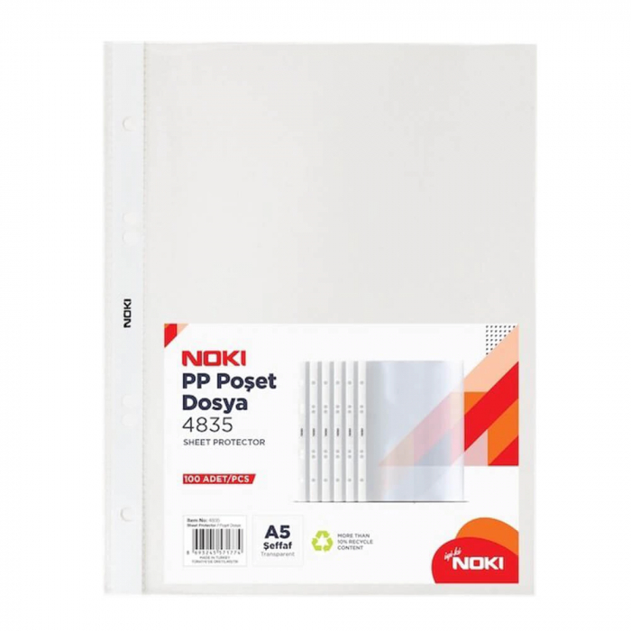 Folie de protectie A5, 35mic, NOKI, 100 bucati/set [1]