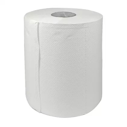 Rola Prosop Hartie 100 m, 2 Straturi, 22 cm, 100% Celuloza, Culoare Alba, Hartie Portionata si Gofrata [1]