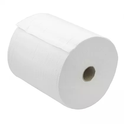 Rola Prosop Hartie 150 m, 2 Straturi, 22 cm, 100% Celuloza, Culoare Alba, Hartie Portionata si Gofrata MICAS [2]