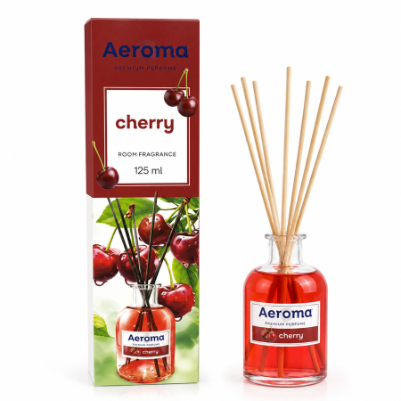 Odorizant Camera cu Betisoare Parfumate Aeroma Cherry Cirese 125 ml