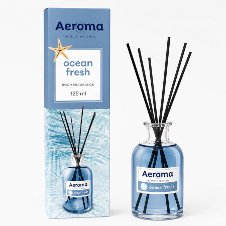 Odorizant Camera cu Betisoare Parfumate Aeroma Ocean 125 ml