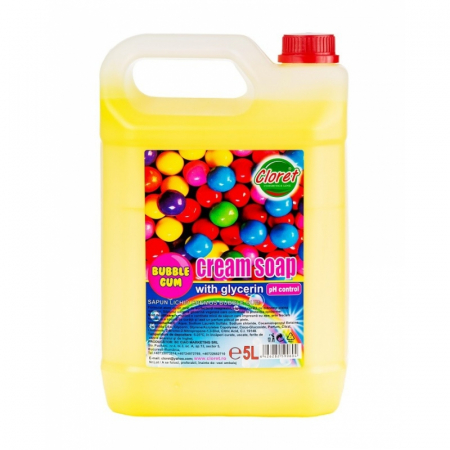 Sapun - Cloret Sapun lichid cu extra glicerina, Bubble Gum, 5 L