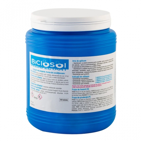 Dezinfectanti - Dezinfectant Clorigen, Tablete Efervescente, Cloramina, Biclosol 300 buc/cutie