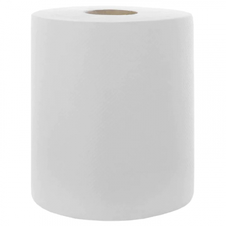 Rola Prosop hartie 50 m, 2 straturi, 227 foi, 100% Celuloza, Culoare Alba, Hartie Portionata si Gofrata ELFI [1]
