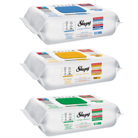 Servetele umede - Sleepy Servetele Umede Multisuprafete, 100 buc/pachet, cu Bicarbonat