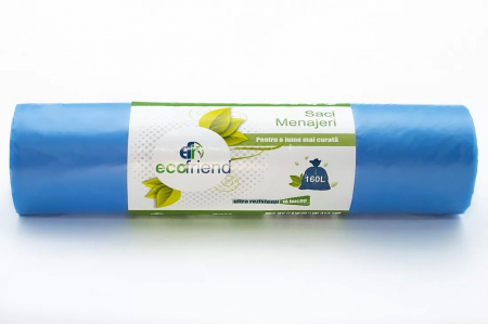 Saci menajeri ultrarezistenti 240 litri 10 buc/rola, diferite culori HDPE [2]