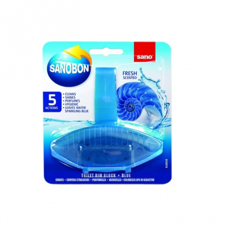 Odorizante toaleta WC - Sano Bon Odorizant toaleta WC solid, 5 in 1, 55 gr