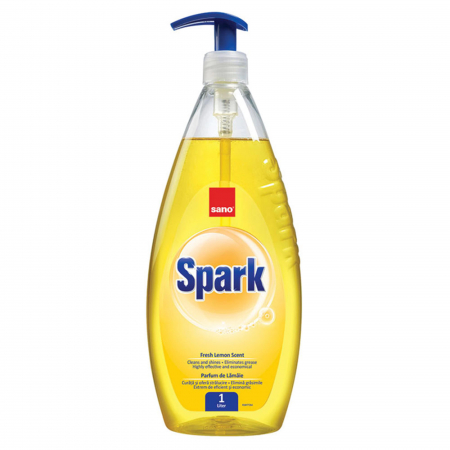Detergenti - Sano Spark Detergent Vase cu Pompita 1 L