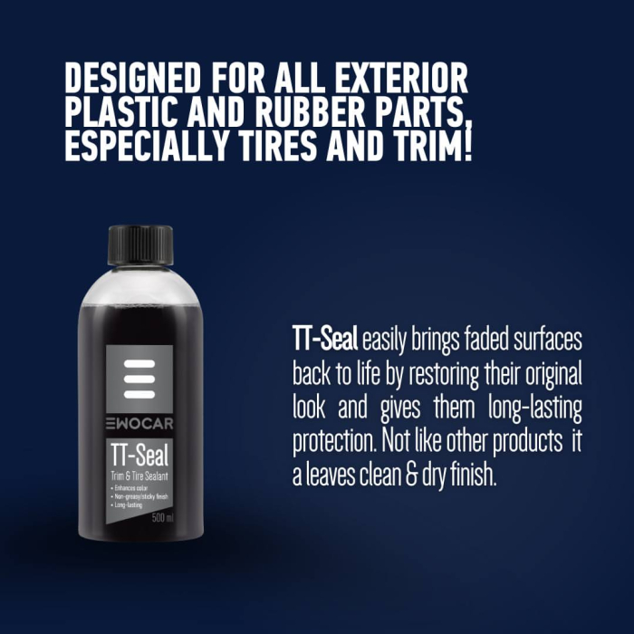 Ewocar TT-Seal 500 ml – Dressing premium pentru plastice exterioare și anvelope [3]