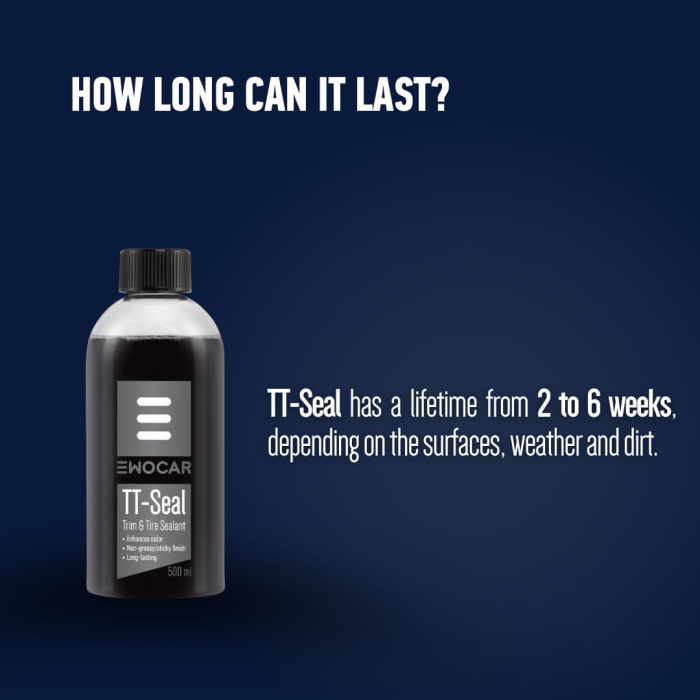 Ewocar TT-Seal 500 ml – Dressing premium pentru plastice exterioare și anvelope [4]