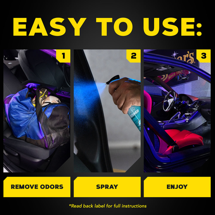 Meguiar’s Air Re-Fresher Odor Fighting Spray New Car Scent – Spray Eliminare Mirosuri cu Parfum „Mașină Nouă” [6]